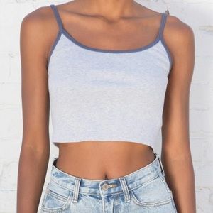 Brandy Melville Skylar Crop Contrast Tank